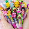 Kawaii 4-Color Retractable Ballpoint Pens (Set of 10/15/20)
