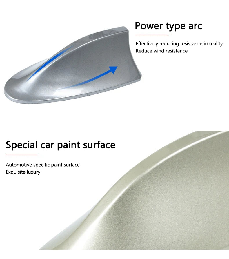 Shark Fin Car Antenna with FM/AM Signal Booster