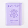RFID-Blocking PU Leather Passport Holder with 3D Embossed Design