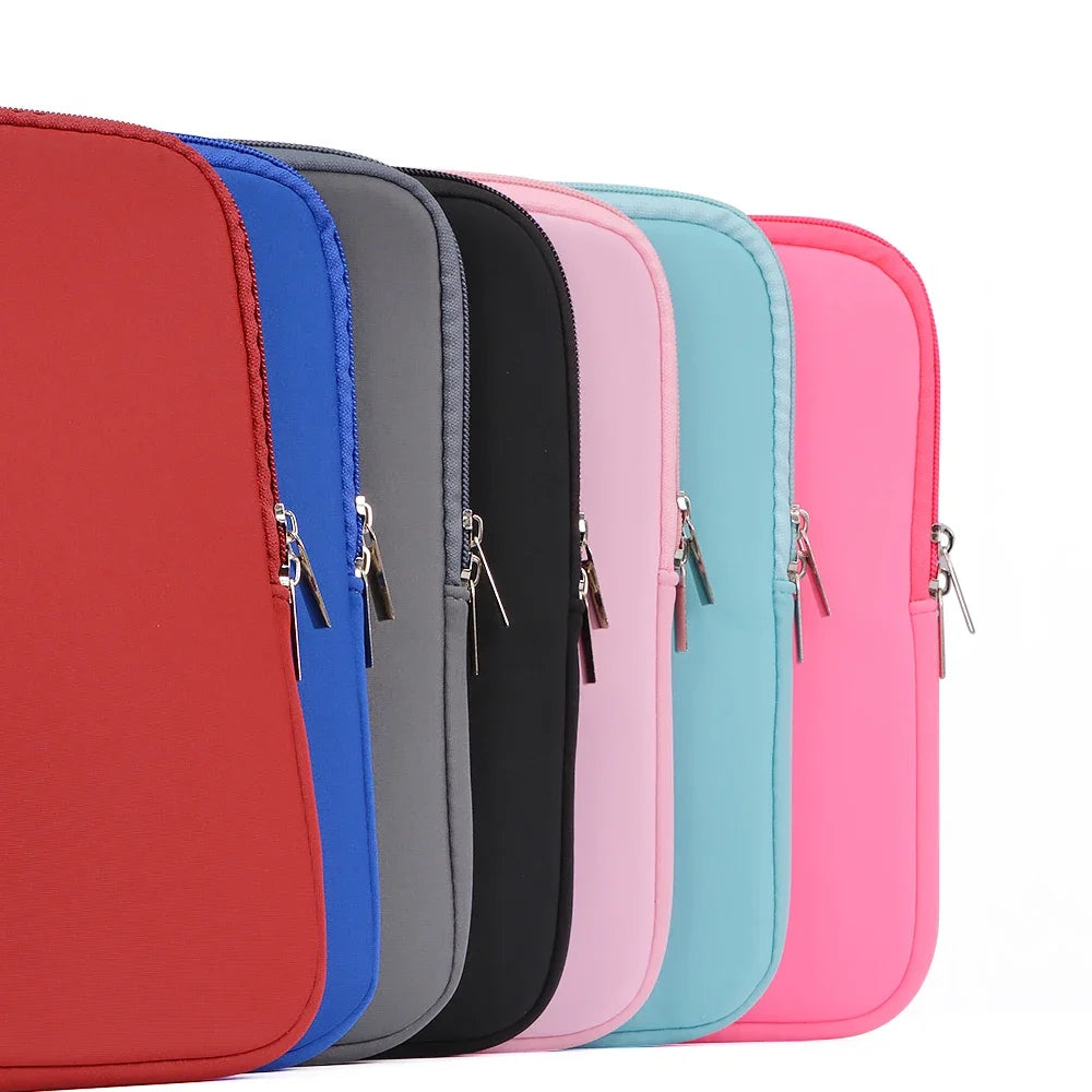 Soft Cotton Laptop Sleeve with Padded Interior