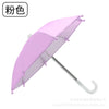 Pink mini motorcycle phone umbrella with UV protection