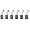 A set of 60 carbon brush assortment kits for power tools, showing various coiled brushes and holders.