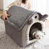 Cama para Perros Tipo Cueva con Funda Extraíble