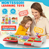 Montessori Busy Board with 54 Interactive Activities for Toddlers