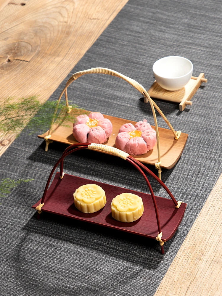 Handcrafted Bamboo Fruit & Snack Basket