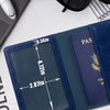 RFID-Blocking Leather Passport Holder with Card Slots
