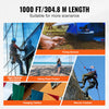 A collection of scenarios demonstrating the use of a 1000 ft braided nylon rope for high-altitude operations, swing rope proj