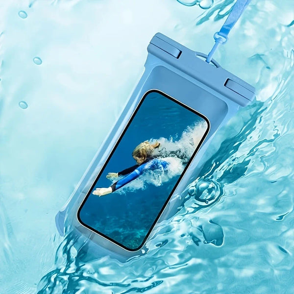 Clear Waterproof Phone Pouch with Neck Strap