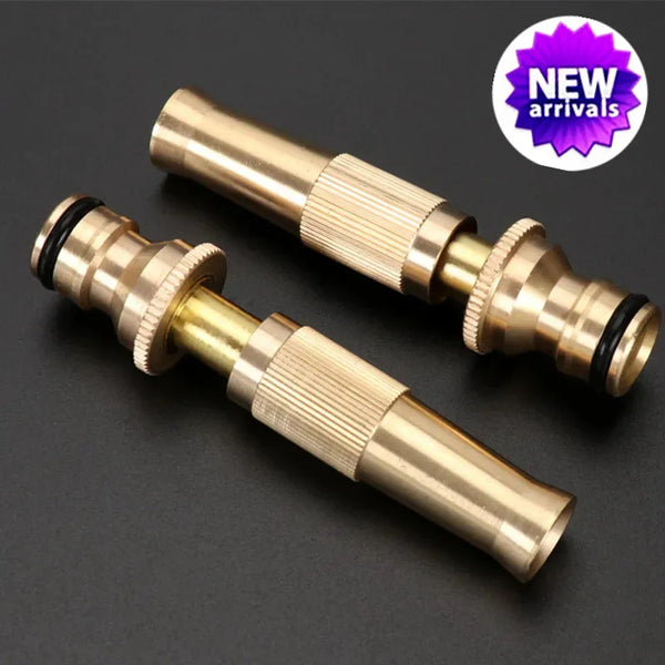 Adjustable Brass Garden Hose Nozzle