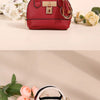 Mini Leather-Look Coin Purse with Keychain