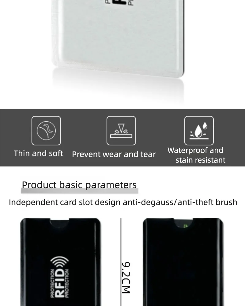 RFID Blocking Card Sleeves (Pack of 2)