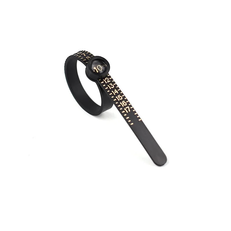 Ring Sizing Gauge with Magnifying Glass – Measure Finger Size at Home