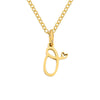 Collier avec Lettre Initiale et Pendentif Cœur