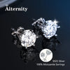 S925 Sterling Silver Moissanite Stud Earrings