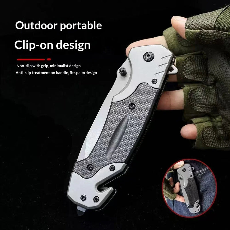 Compact Folding Pocket Knife with Glass Breaker
