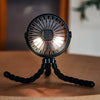 Flexible Tripod Desk Fan with Adjustable Legs