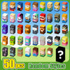 Magnetic Building Blocks with Mini Worlds and Character Figures