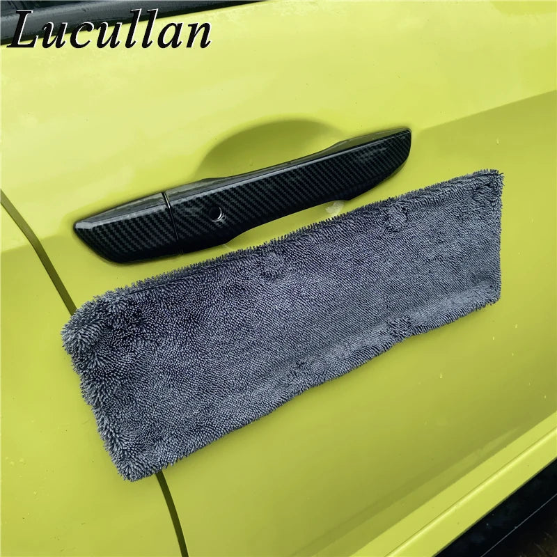 Serviette en microfibre magnétique pour séchage automobile