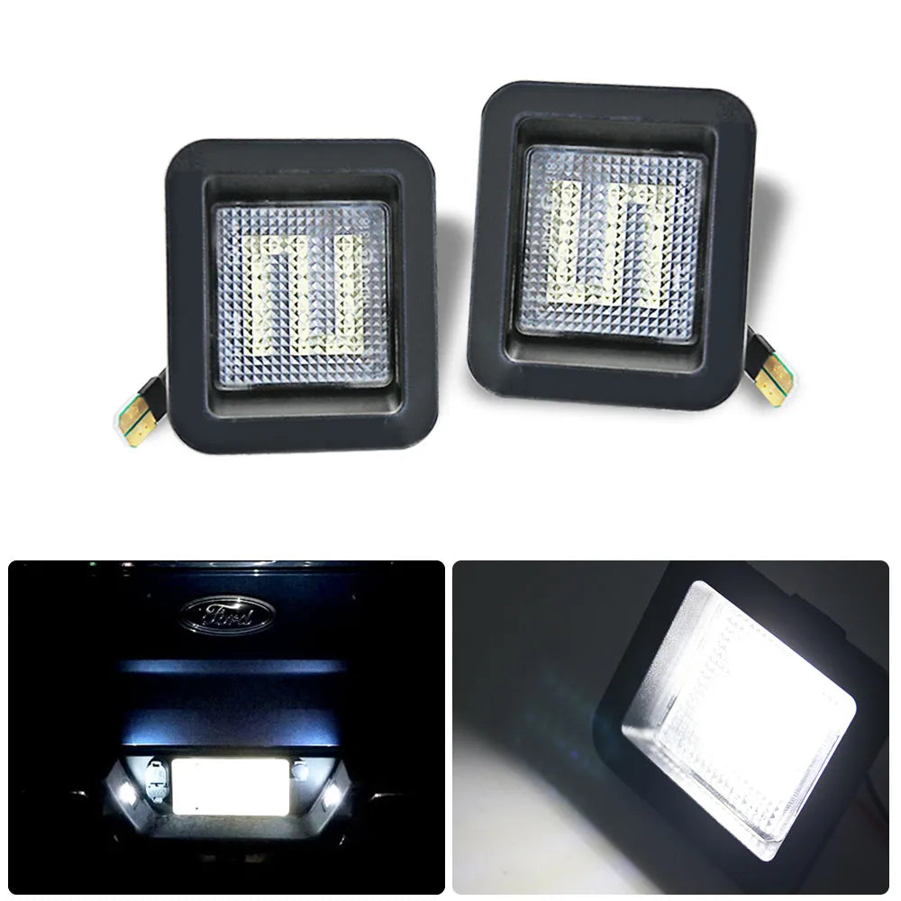 LED License Plate Lights for Ford F-150 & Raptor (2015-2022)