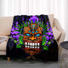 Manta de Lana Fleece con Estampado Tiki Bar Aloha