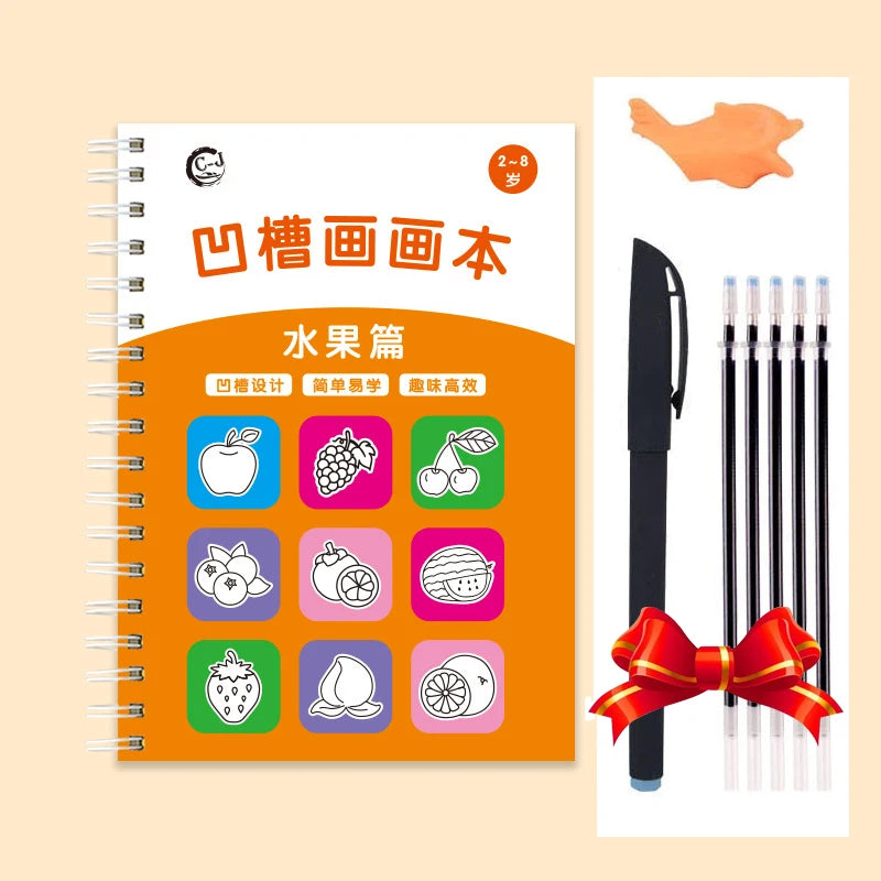 Magic Groove Practice Copybook for Kids