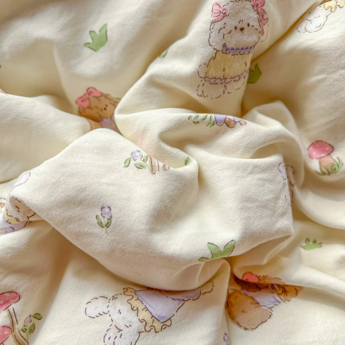 Washed Microfiber Duvet Cover Set with Pillowcases