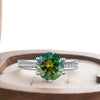 Lab-Created Moissanite Diamond Ring