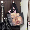 Classic PU Leather Tote Bag with Interior Zipper Pocket