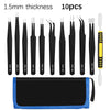 ESD-Safe Precision Tweezers Set for Electronics & Craft Work