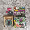 A collection of Metal Fight Beyblade Rock Leone Premium Collector's Edition toys and packaging.