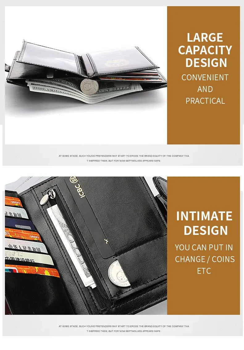 Travel Passport Wallet with Multi-Card Holder