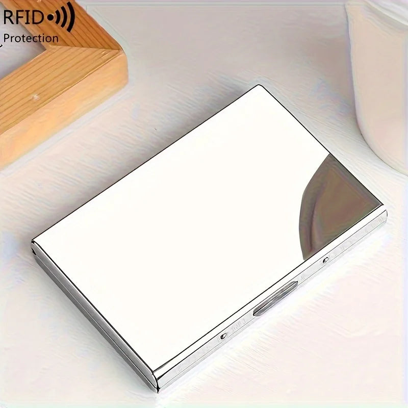 Ultra-Thin RFID Blocking Metal Card Holder