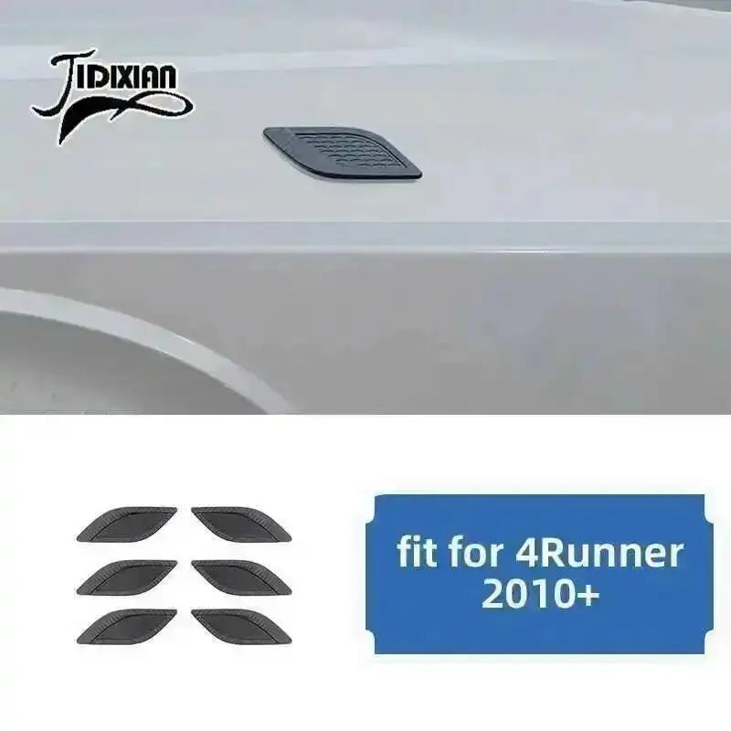 Carbon fiber trim kit for Toyota 4Runner featuring a black vent piece.