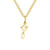 Collier avec Lettre Initiale et Pendentif Cœur