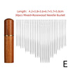 Easy-Threading Stainless Steel Sewing Needles Set (30-Pack)