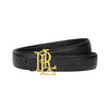 Women's Gold Letter PU Leather Belt