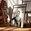 Boxing Legend Fighter Canvas Wall Art - MMA Champion Poster Print for Home Gym Decor