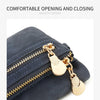 Vintage PU Leather Foldable Clutch Wallet with Wrist Strap
