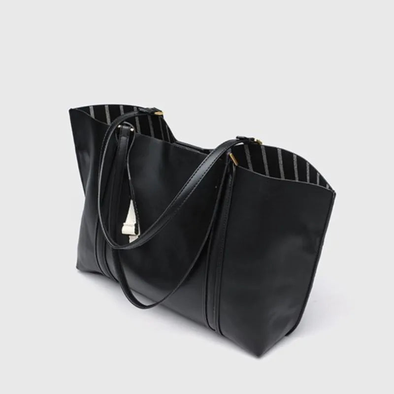 Minimalist Leather Tote Bag