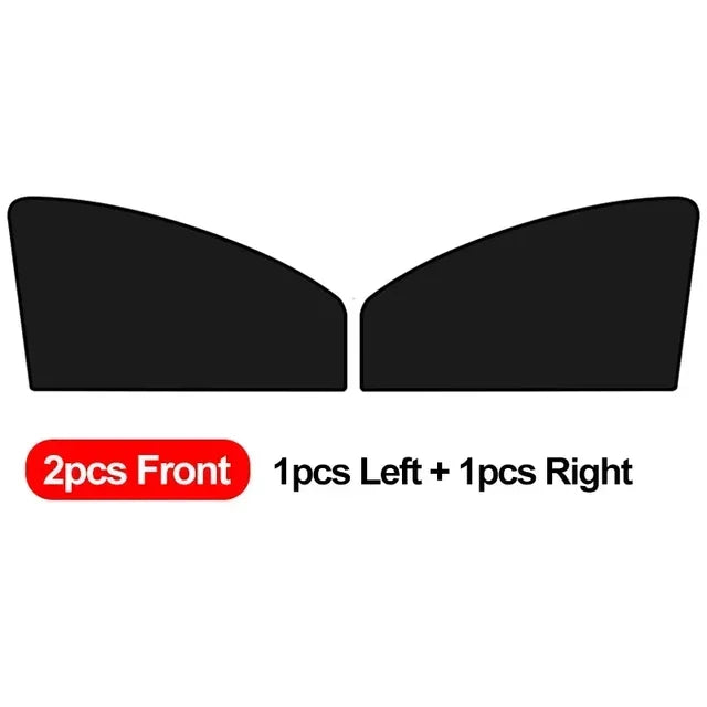 Magnetic Car Window Sunshades with UV Protection and Privacy Blackout