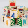 Wooden Alphabet Stacking Blocks Learning Toy