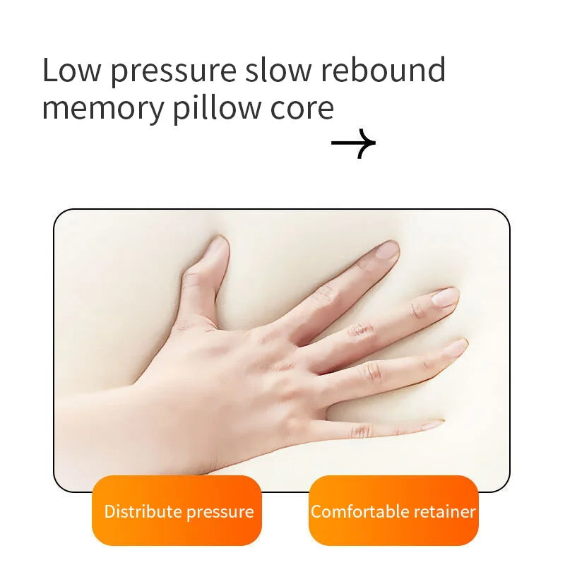 Cooling Memory Foam Pillow with Temperature-Sensitive Support