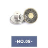No-Sew Replacement Jeans Buttons - 17mm Metal Snap Buttons