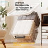 Clear Stackable Storage Bins with Secure Lids