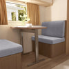 Stretch RV Dinette Cushion Covers with Water-Repellent Finish