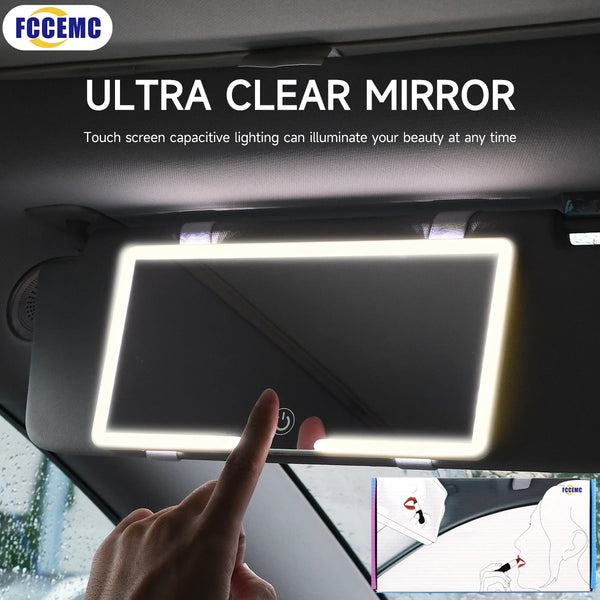 LED Schminkspiegel für die Sonnenblende im Auto