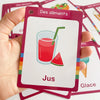 French Vocabulary Flashcards for Kids - Food, Animals, Fruits & Body Parts