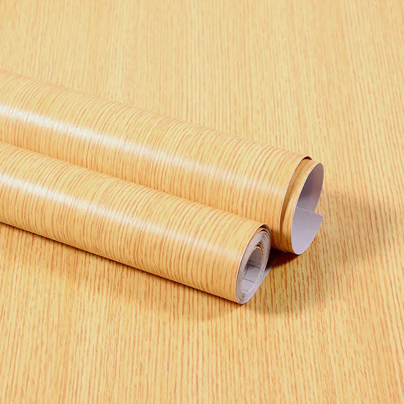 Self-Adhesive Wood Grain PVC Wall & Furniture Wrap