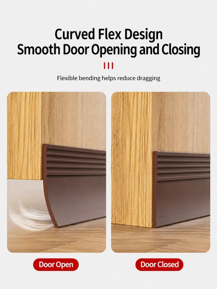 Self-Adhesive Door Bottom Seal Strip – Draft Stopper & Soundproofing