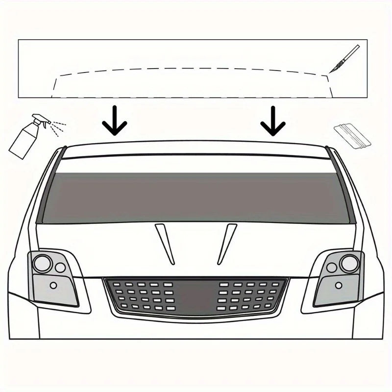 Car Windshield Sun Shade Film